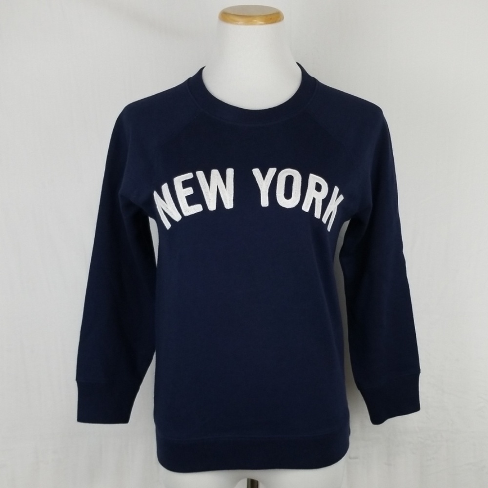 J Crew New York Sweatshirt Shirt Sweater Top